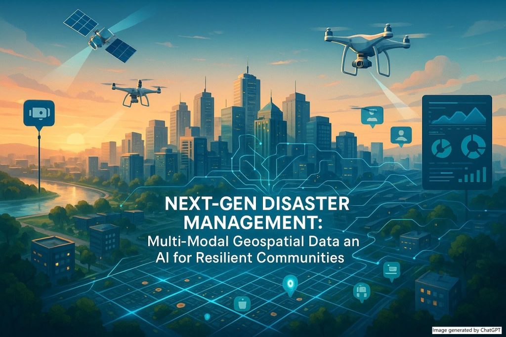 Next-Gen Disaster Management: Multi-Modal Geospatial Data and AI for Resilient Communities