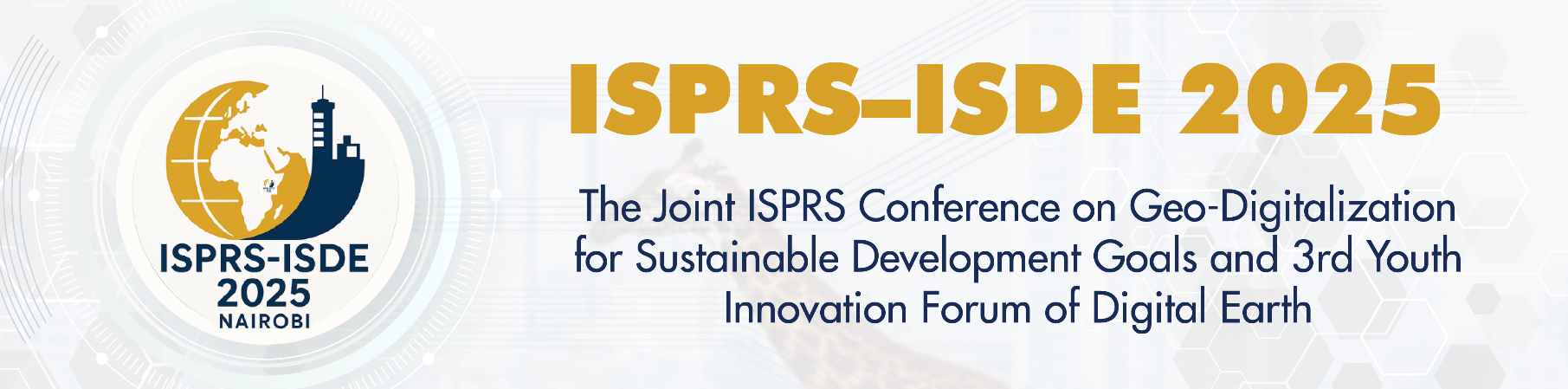 ISPRS Conference Header
